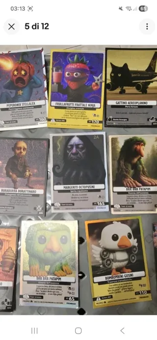 Carte STELLA Brainrot 1°/2°/3° Serie