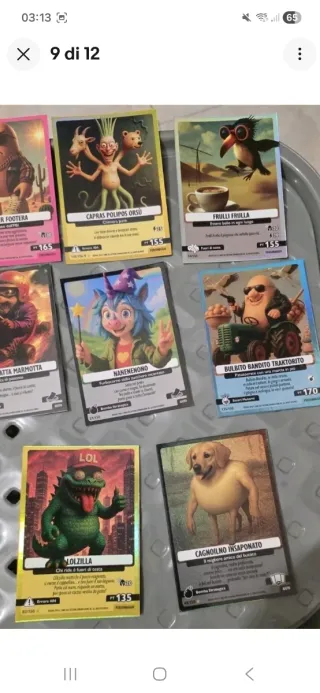 Carte STELLA Brainrot 1°/2°/3° Serie