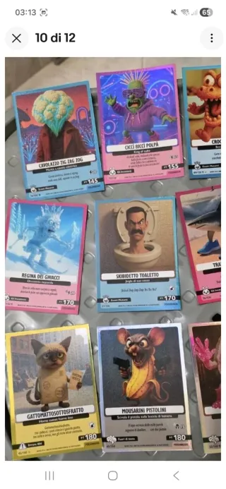 Carte STELLA Brainrot 1°/2°/3° Serie