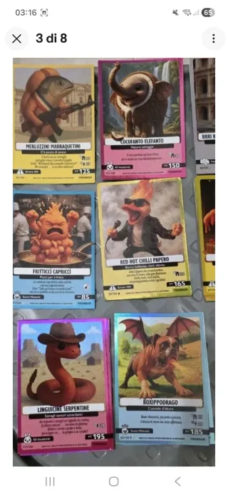 Carte STELLA Brainrot 1°/2°/3° Serie