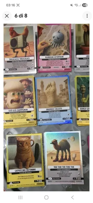 Carte STELLA Brainrot 1°/2°/3° Serie