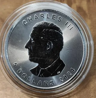 CANADA 2024 1 OZ PLATA 9999 LOBO MANTRA