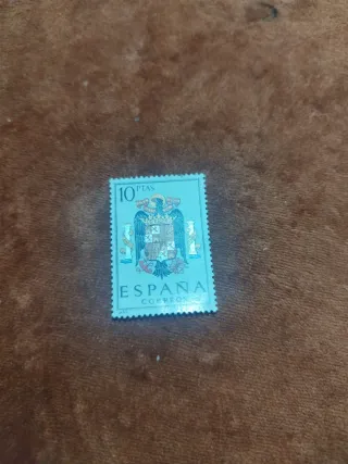 Sello España 10 PTAS Escudo Águila