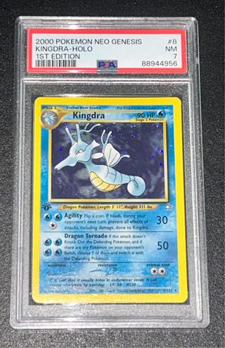 Kingdra Holo 1st Ed Neo Genesis PSA 7