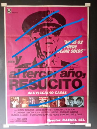 Cartel Cine ...Y al tercer año, resucito 1980