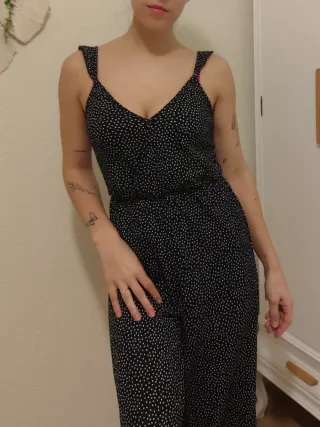 Lote 2 monos lunares negro y marrón