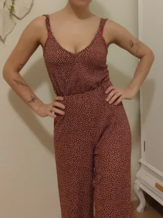 Lote 2 monos lunares negro y marrón