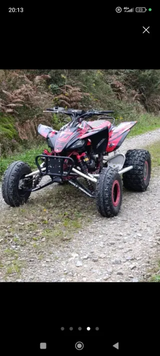 Yamaha YFZ 450 Quad Negro/Rojo