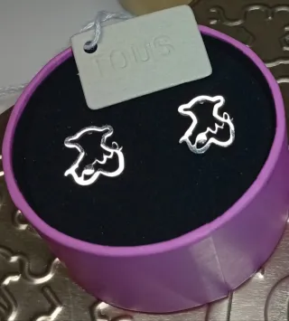 Pendientes Tous Oso Silueta Love