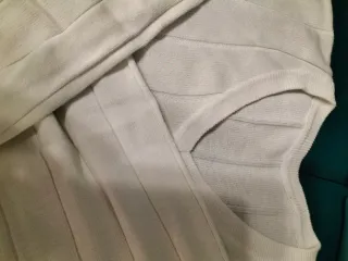 Pullover Uomo Cotone Bianco