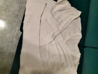 Pullover Uomo Cotone Bianco