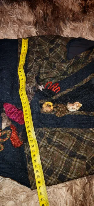 Vestido Negro Bohemio Artesanal 44