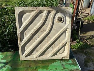 Plato de ducha cuadrado blanco