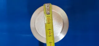 Vaso Hermès Paris Satinado Plateado