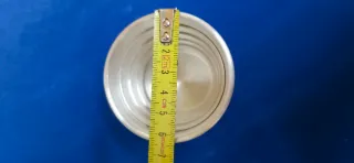 Vaso Hermès Paris Satinado Plateado