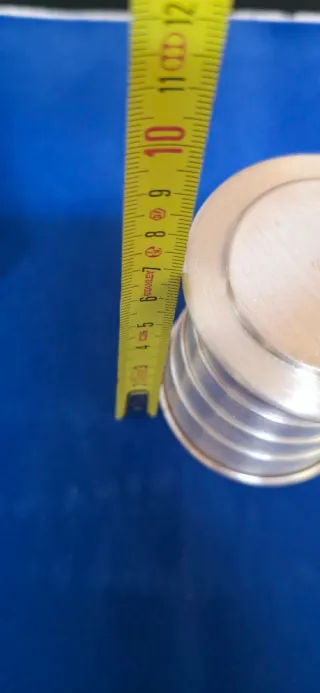 Vaso Hermès Paris Satinado Plateado