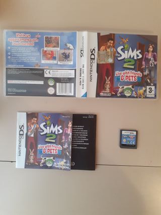 NINTENDO DS - THE SIMS 2  LIVE WITH FRIENDS & PETS