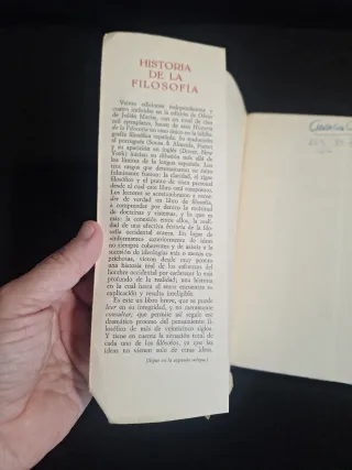 Julián Marías. Historia de la filosofía