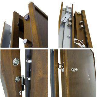 PUERTA ACORAZADA NOGAL RUSTICA