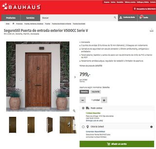 PUERTA ACORAZADA NOGAL RUSTICA