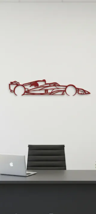 Decoración Coche F1 Pared
