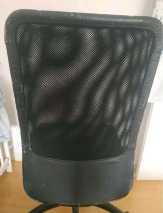 Silla de oficina Ikea negra 5 ruedas
