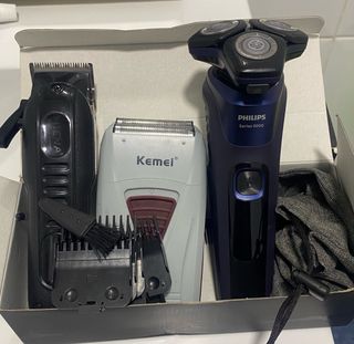 Máquinas de barbería Philips, Kemei, Hiena