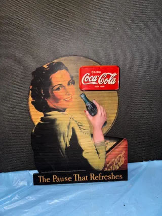 Cartel Coca-Cola The Pause That Refreshes