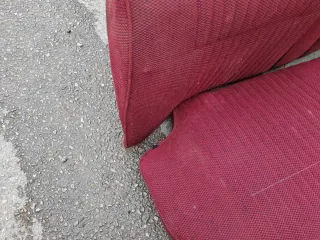 Asientos Seat 124 FL - Tapicería Roja
