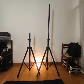 2x Soportes Altavoz Millenium Negros