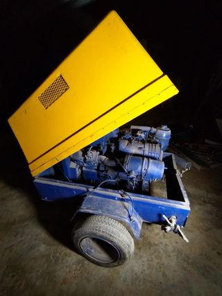 Compresor de aire para obra