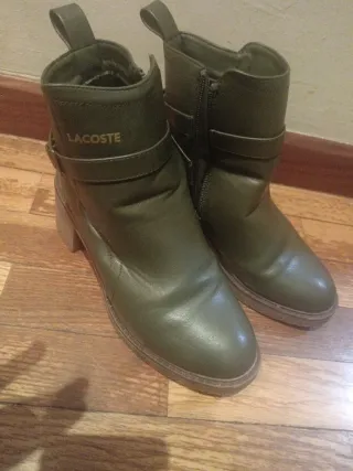 Botas Lacoste verdes talla 38