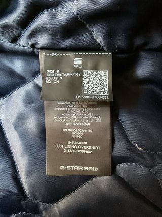 Chaqueta vaquera hombre de G-Star Raw (S)