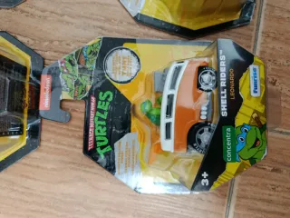 Lote 4 Vehículos Tortugas Ninja Shell Riders