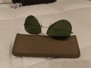 Originales Gafas de Sol Ray-Ban doradas antiguas