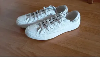 Zapatillas Converse Piel Blancas
