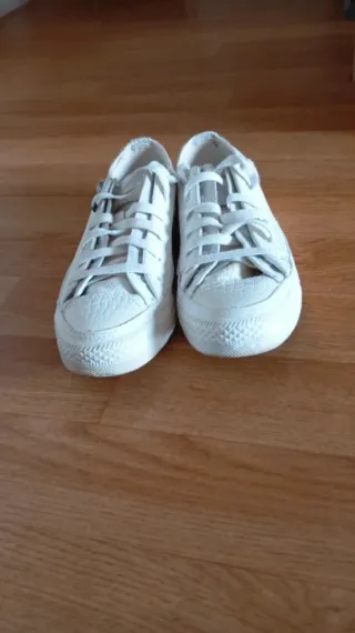 Zapatillas Converse Piel Blancas