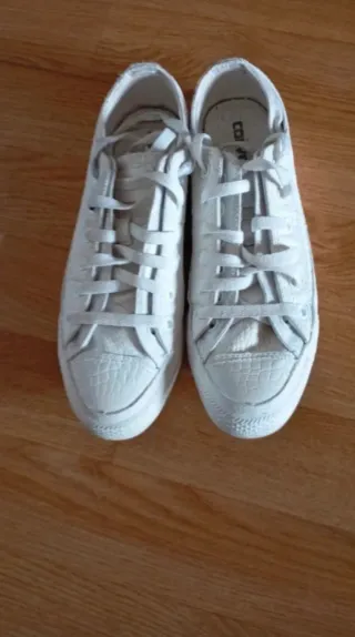 Zapatillas Converse Piel Blancas