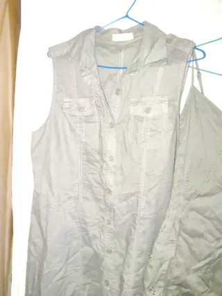 2 Vestidos Verano Verde Oliva