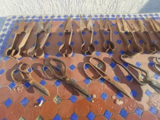 Tijeras antiguas para esquilar ovejas