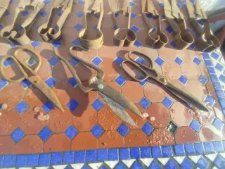 Tijeras antiguas para esquilar ovejas