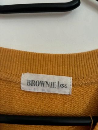 Jersey amarillo Brownie talla XS-S