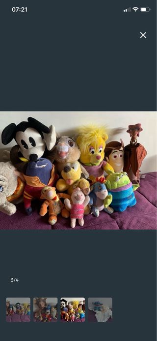 Super Lote Peluches Disney y Dreamworks