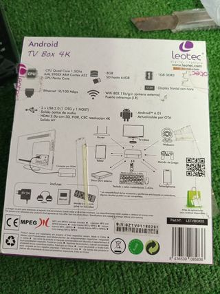 Android TV Box Leotec LETVBOX03 4K