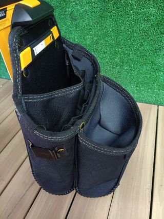 ToughBuilt - Bolsa organizadora para herramientas con múltiples bolsillos - Resistente, de primera calidad, duradera - Cinturones de trabajo y cubo con ClipTech™ patentados