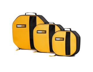 ToughBuilt - Caja/soporte de herramientas flexible, pared revestida de plástico de cuerpo duro, organizador de almacenamiento de herramientas multiusos (paquete de 3) (TB-192- C-SP)