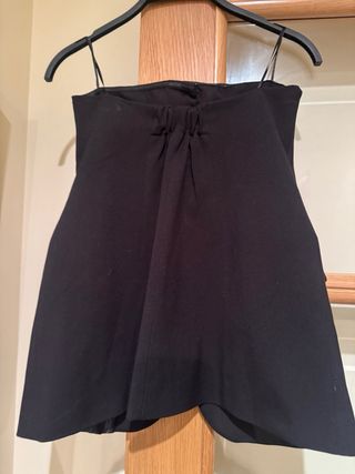 Top Zara Negro Botones