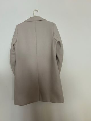Abrigo beige mujer talla L