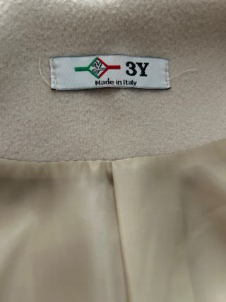 Abrigo beige mujer talla L