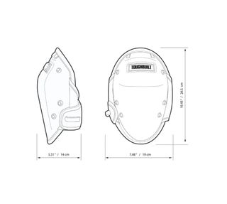 TOUGHBUILT TOU-KP-G2 GELFIT - Rodilleras cómodas, color negro